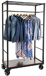 Clothing display  Clothing displays, Clothing rack display