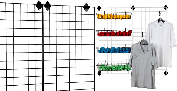 gridwall display fixtures