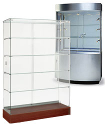 wide display cases