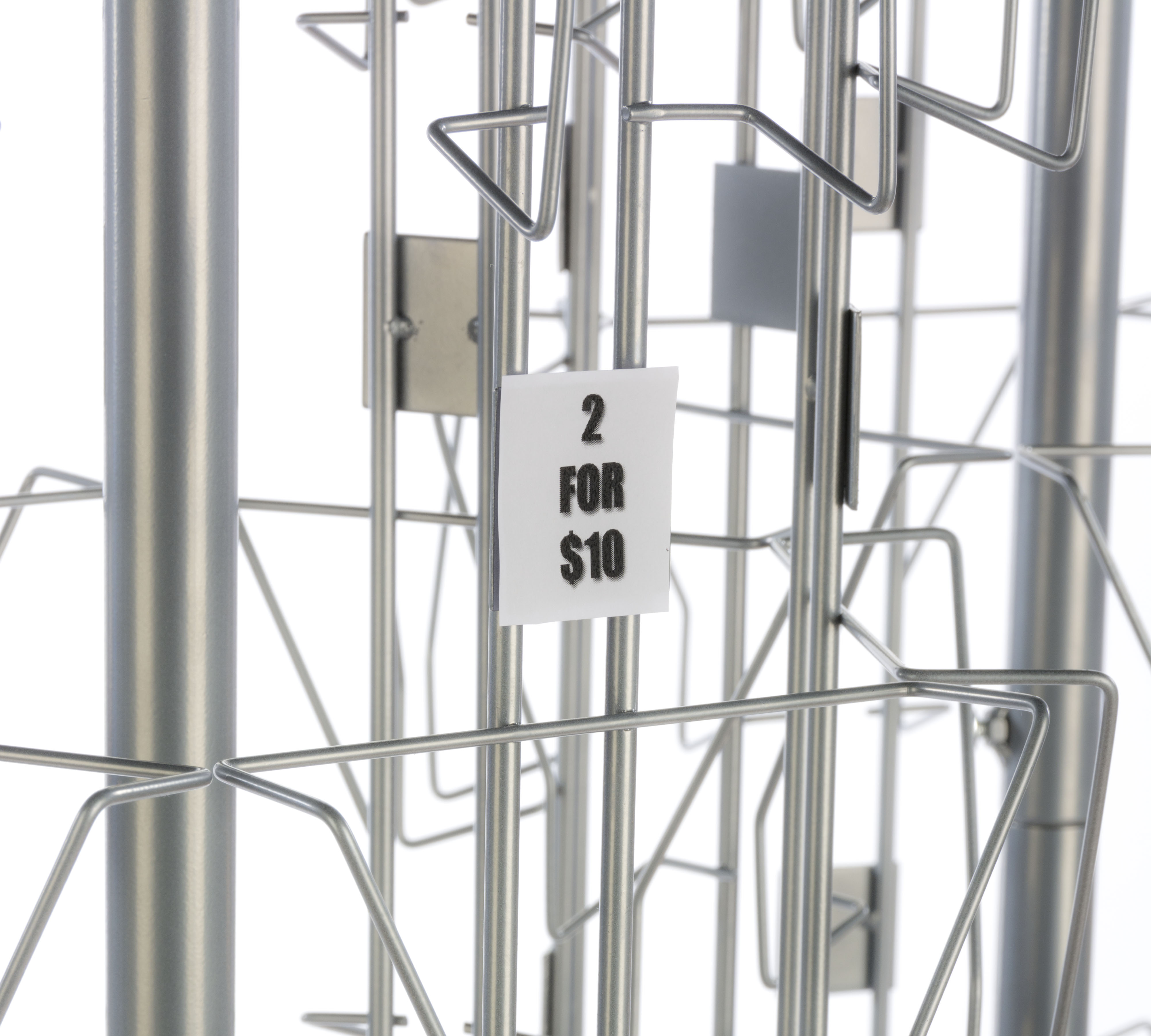 Wire Literature Racks Wire Literature Rack with 4 Spinners | Rotating Columns | Displays2Go