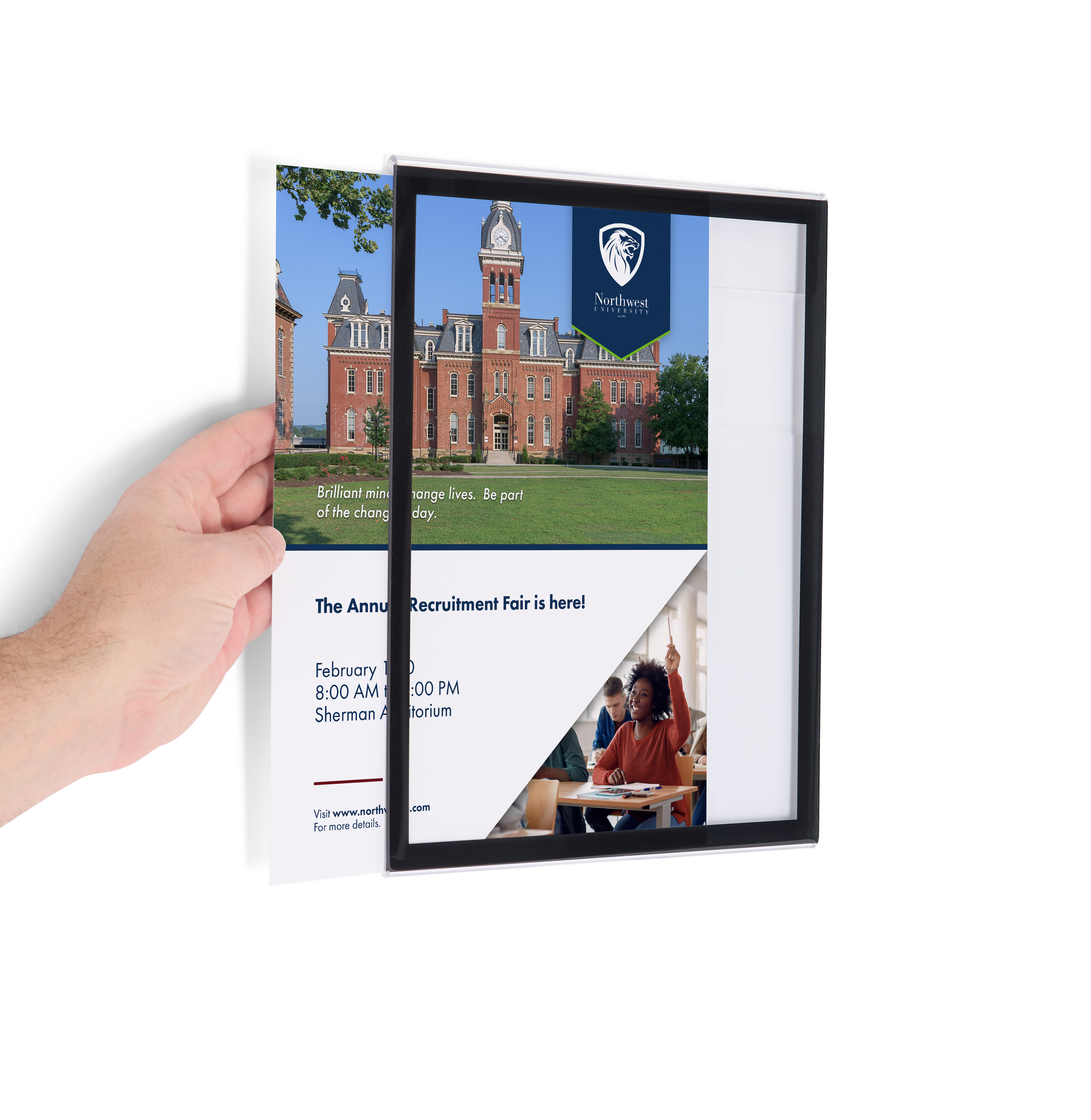 Wall Mounted Sign Holders | Displays2Go