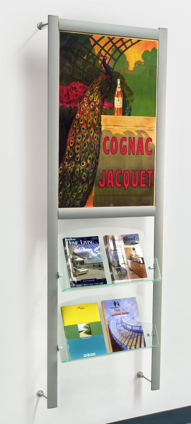 Using Catalog Rack This catalog rack can showcase magazines, books and even newspapers ...