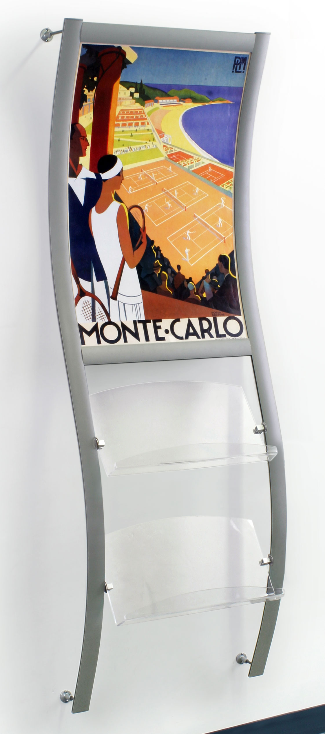 Large Sign Display Wall Leaflet Display w/ Modern Large Format Sign Frame | Displays2Go