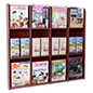 12 pocket magazine wall for promotional literature
