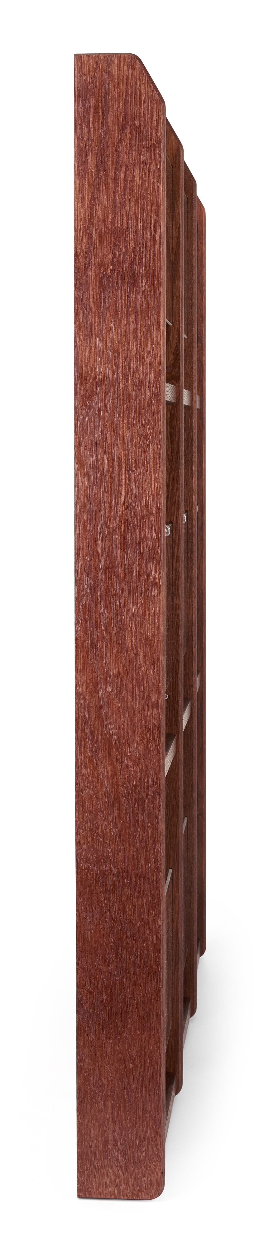 Adjustable Magazine Rack | Mahogany Finish Holder for Periodicals ...