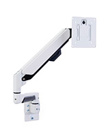 This fully articulating tv mount has a 14 inch arm height