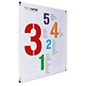 22X28 clear acrylic wall sign holder with durable plastic construction