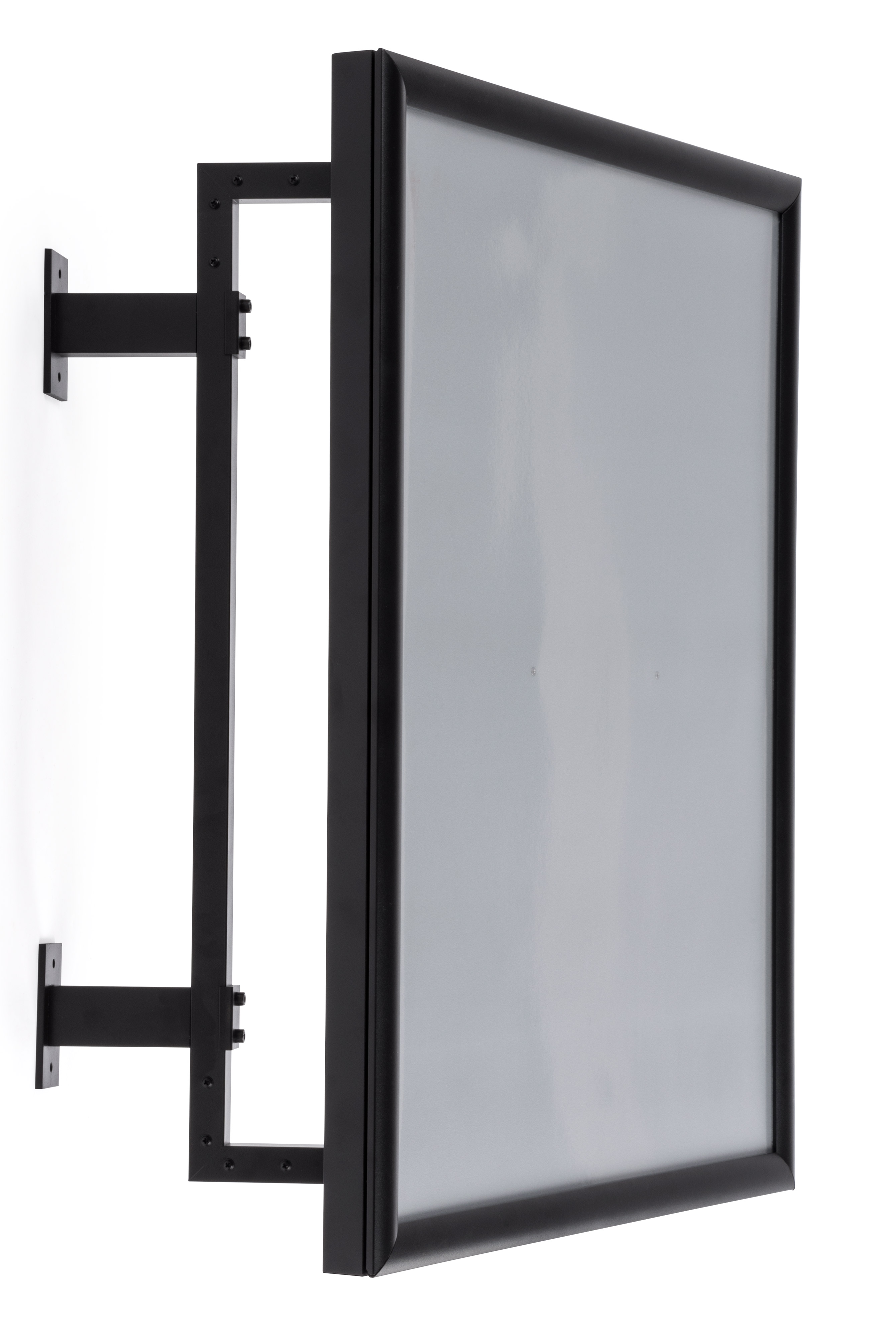 Swivel Wall Sign Holder | 22 x 28 Black Aluminum Snape Frame | Displays2Go