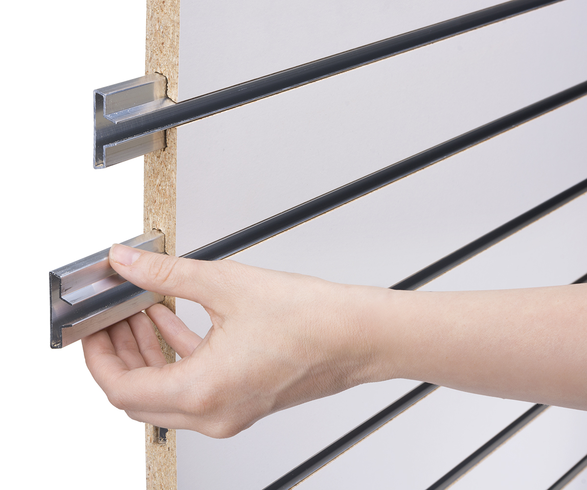 48 x 24 Slatwall Panel for Wall, Set of 2, Readysert™ Channels - White - Image 3