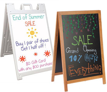 A-Frame & Sidewalk Signs