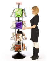 Book racks with revolving design