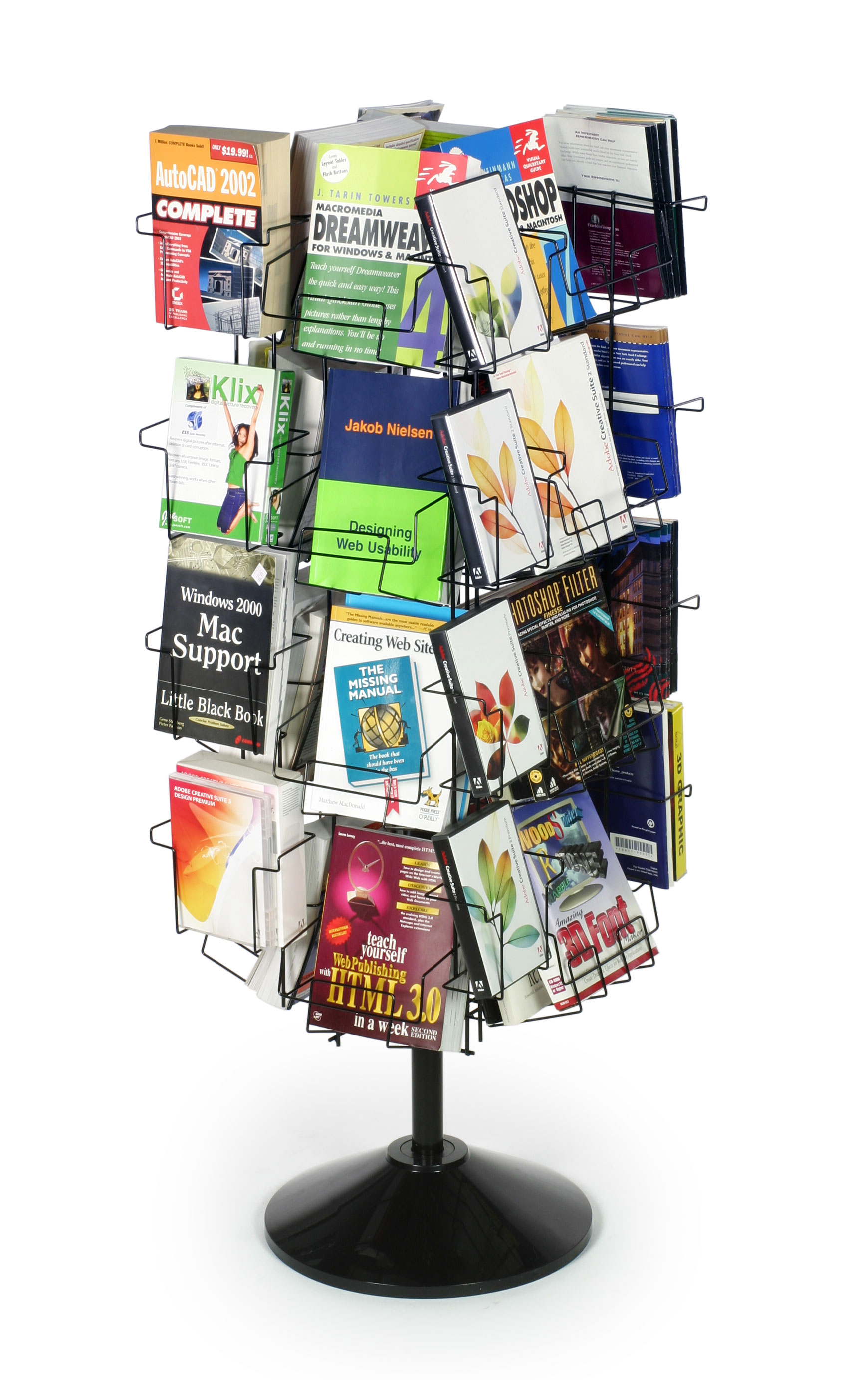 Height Adjustable Wire Rack | Floor Standing & Revolving | Displays2Go