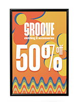 Aluminum snap frame with clear protective lens