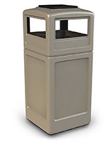 beige ash/tray receptacle