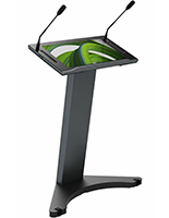 Smart digital podium with multiple audio output interfaces