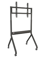 Motorized TV cart with RoHS and ADA compliance