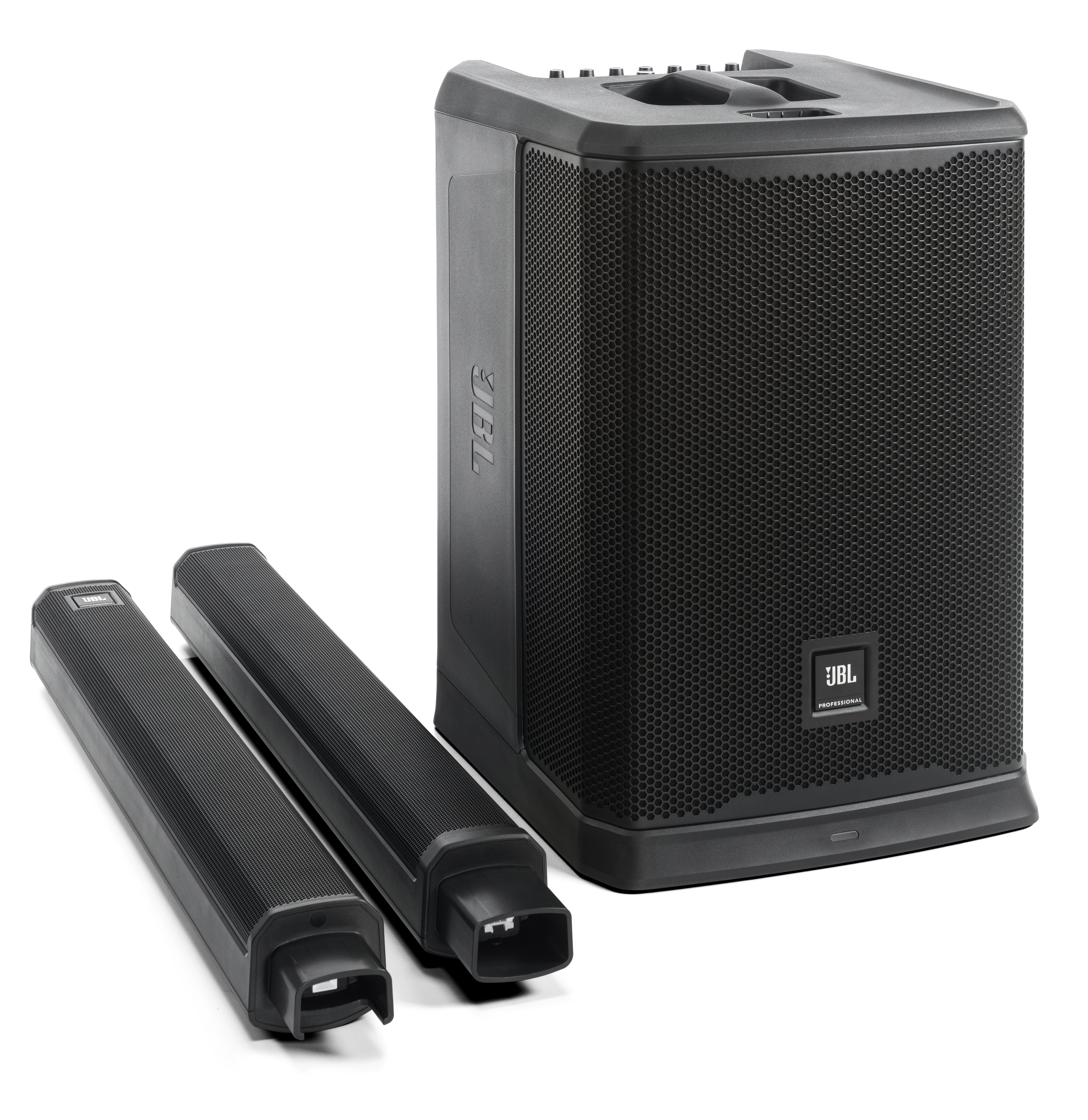JBL PRX-One PA Speaker System Bundle with XLR Cables - Black - Image 3