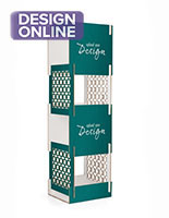 Custom Interlocking Panel Display Tower with Collapsible Design