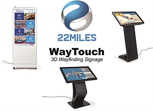 Digital wayfinding software with 12 months of unlimited technical support