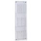 3-tier wall mounted literature rack with acrylic pocket dividers 
