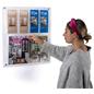 Wall mounted literature holder is made in the USA