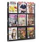 29.0 inch x 35.0 inch adjustable wall mounted literature holder can hold up to 9 stacks of magazines
