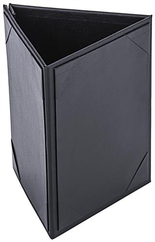 Black 5” x 7” (3) Sided Table Tent 