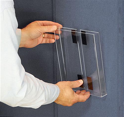 Panelwarehouse Mobile Jumbo Portable Folding Aluminium Frame Display Board Gunmetal Grey, 4 Panel 3 Sizes & 11 Colours 