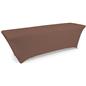 Brown stretch table cloth 