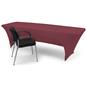Stretch table cloth with open back detail 