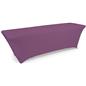 Purple stretch table cloth 