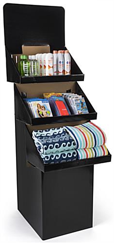 Bin Display with 3-Tiered Design