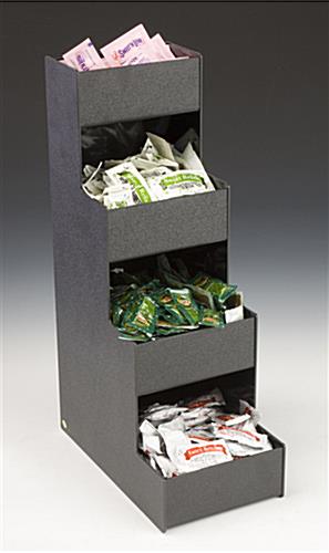 Compartmentalized Countertop Bin Organizer - (4) Compartments