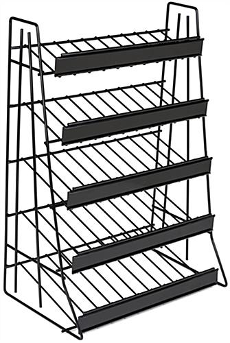 Black 5 Tier Wire Countertop Rack