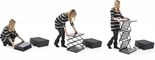 Easy Assembly Portable Literature Counter