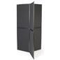 Portable display wall panels features 360&deg; accessibility