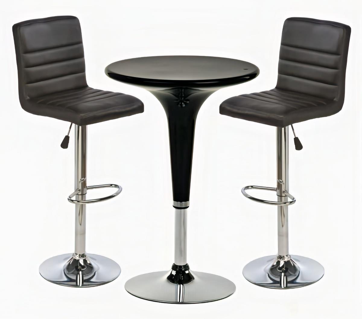 Adjustable Cocktail Table and Chair Set | Post Up Stand