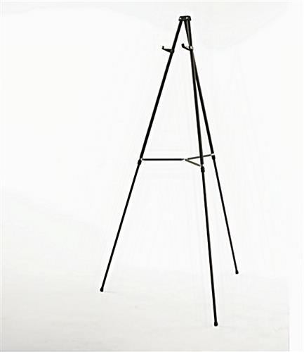 Floor Display Easel, Adjustable 34 to 64 1/4 - Black