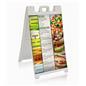Double sided outdoor a-frame sign stand
