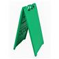 Double sided outdoor a-frame sign stand in green
