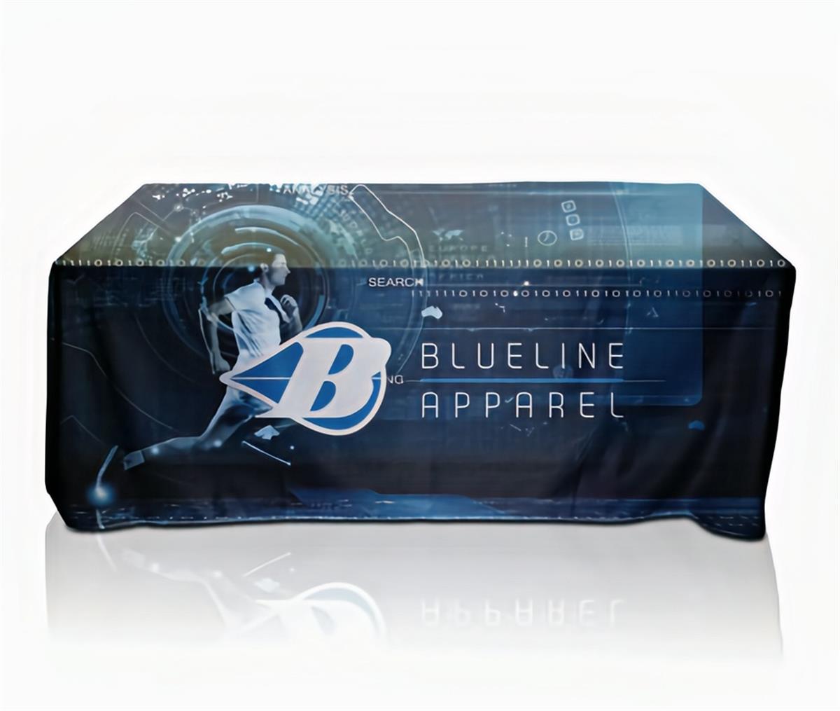 Custom Printed Table Throw Branded Logo Table Covers for Events