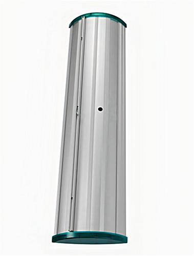 Banner stand end caps in various colors