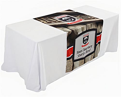 Custom printed table runner for events