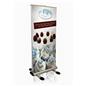 Outdoor printed retractable banner stand
