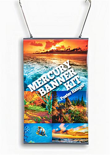 Mercury Plastic Window Banner Hanger Kit - 22L | Retail Resource