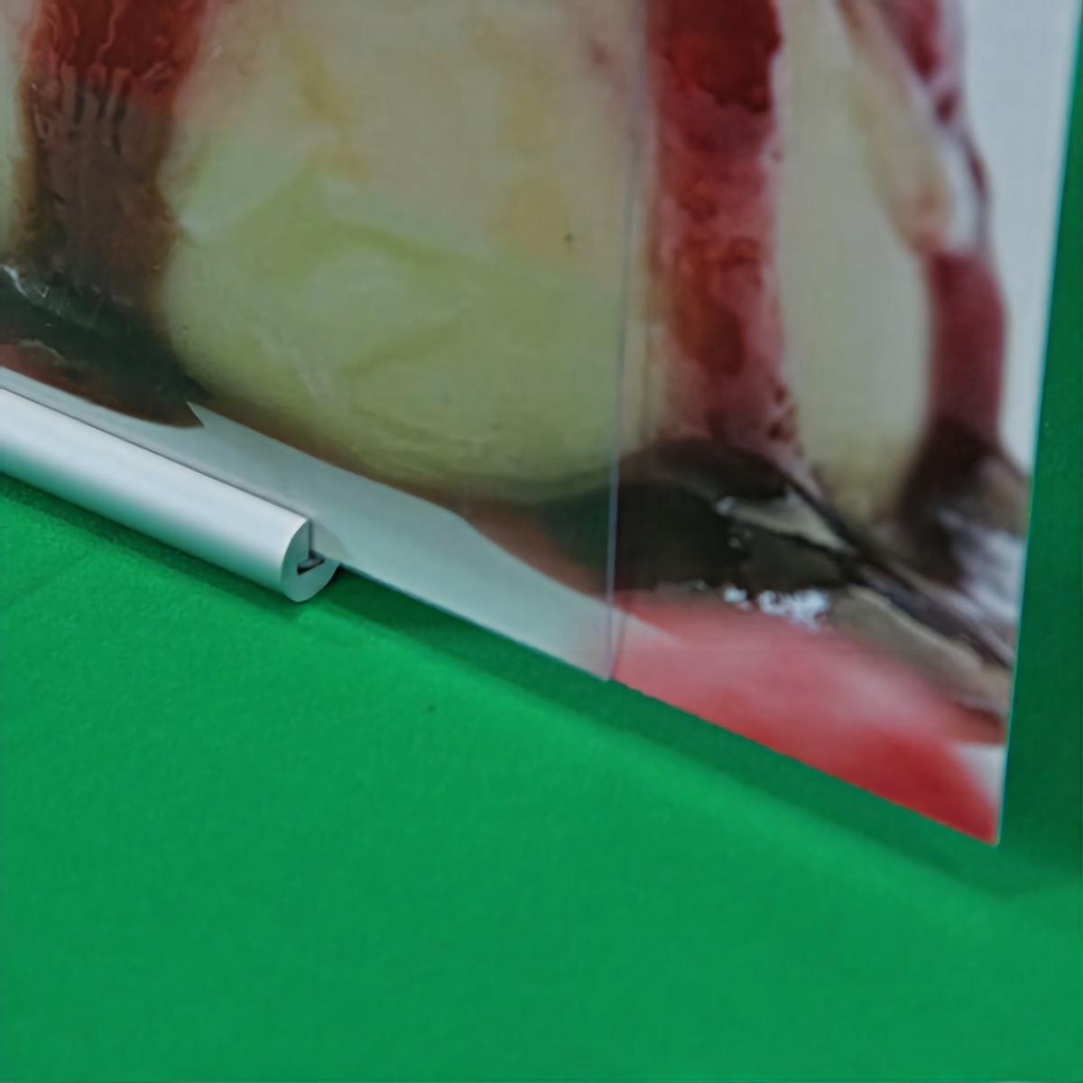 Designer Curved Table Top Sign Holder Complete Unit