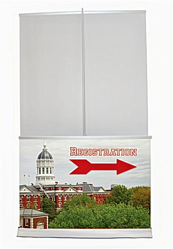 Premium double-sided pull up banner stand