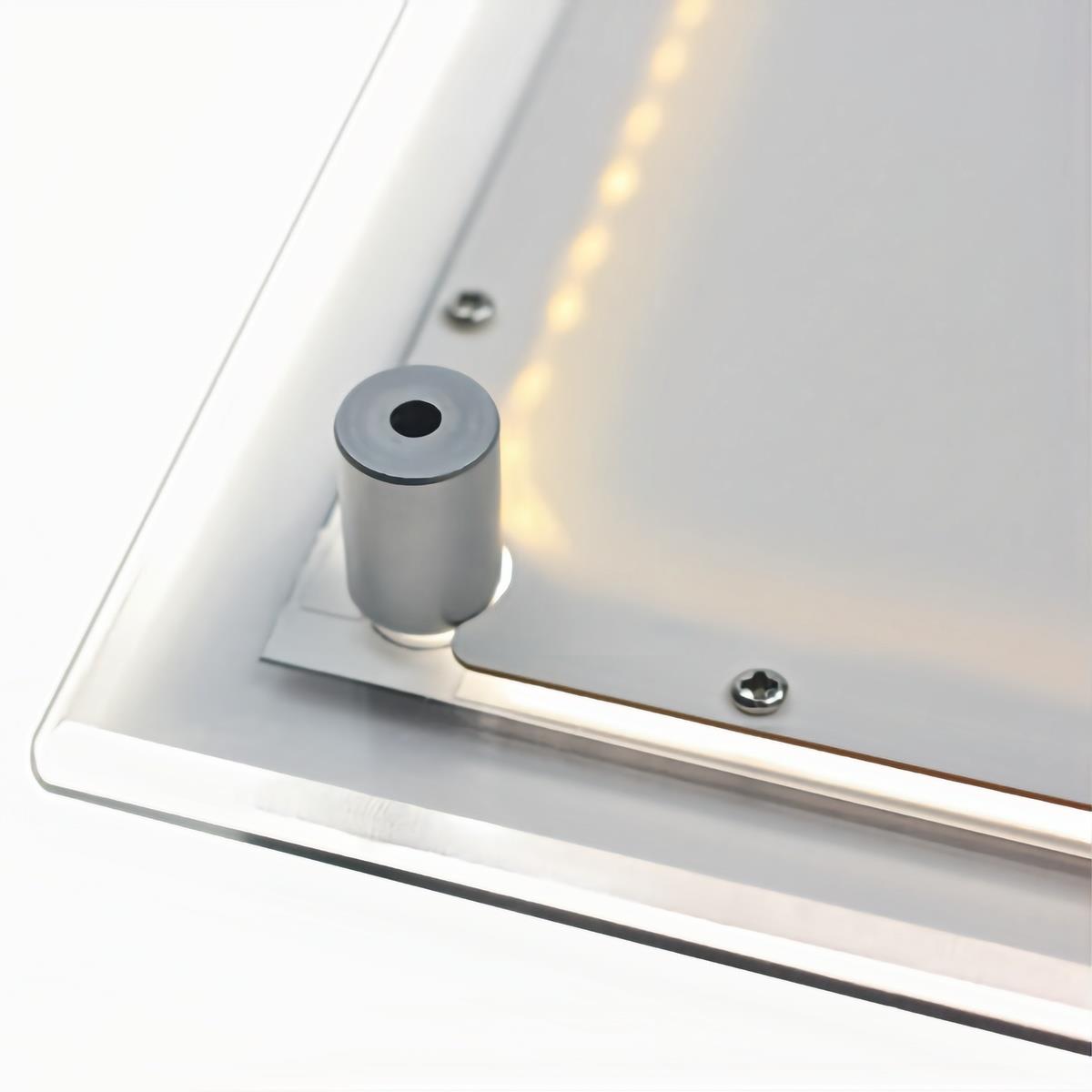 Acrylic LED Lightbox Display Post Up Stand