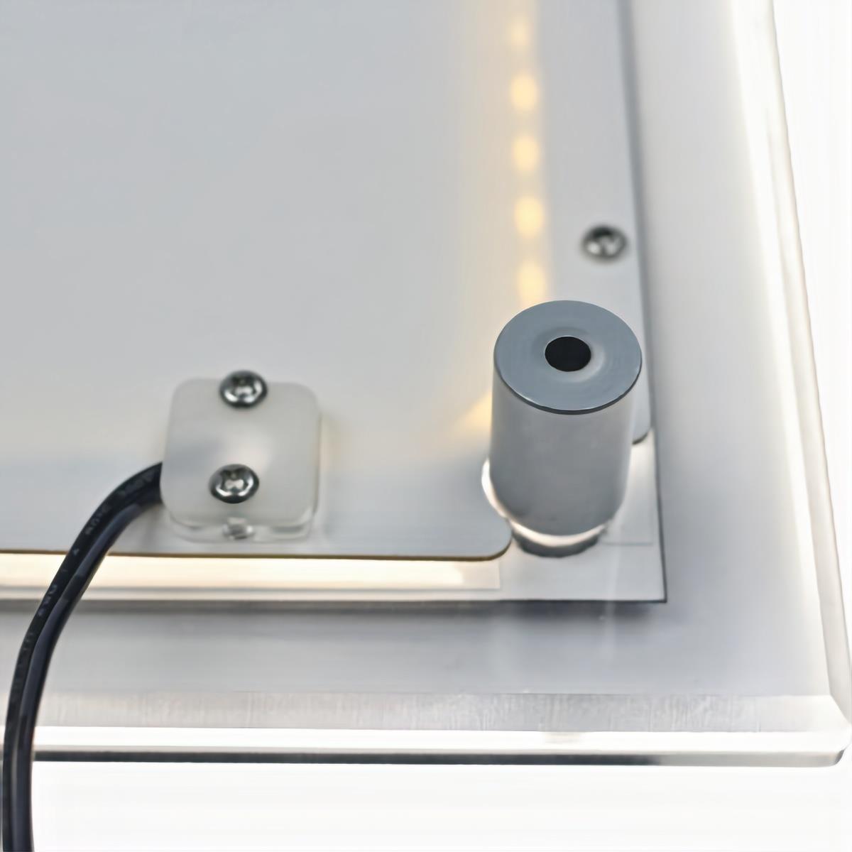 Acrylic LED Lightbox Display Post Up Stand