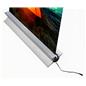 Glow Retractable Banner Stand with LED Lights power cord is 57.5"L